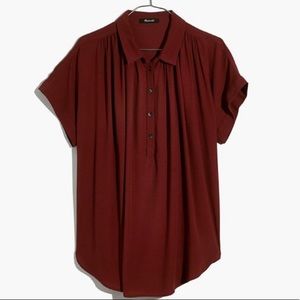 NWT Central Drapey Popover shirt
